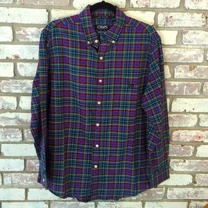 Chaps Heavy Weight Plaid Button Down